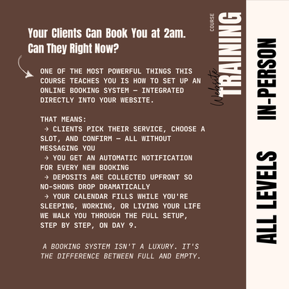The Website Blueprint: Build a Client-Magnet Site From Scratch Course Puff Puff Beauty
