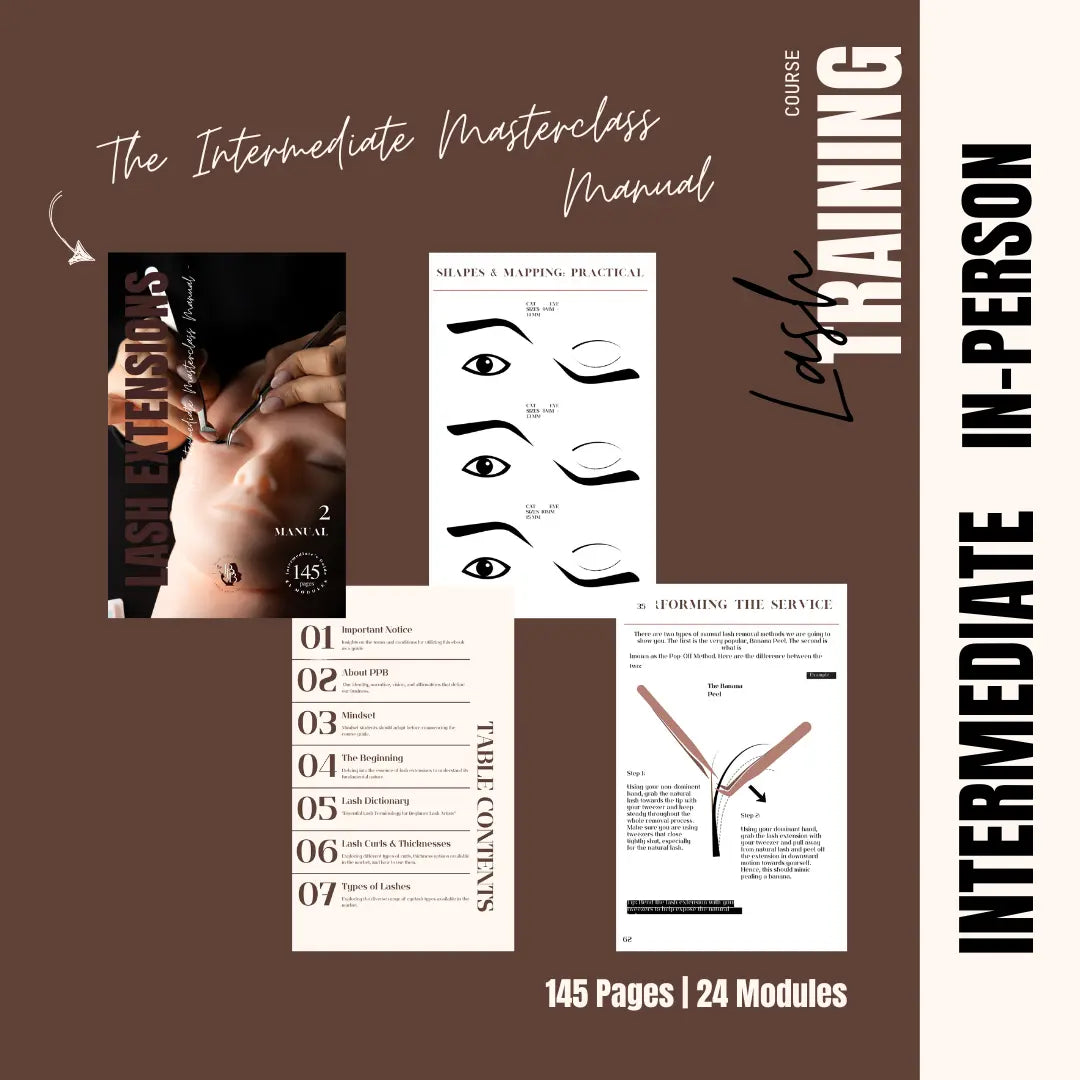 Lash Extension Intermediate Course Puff Puff Beauty