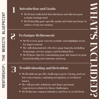 The Website Blueprint Mentorship Puff Puff Beauty