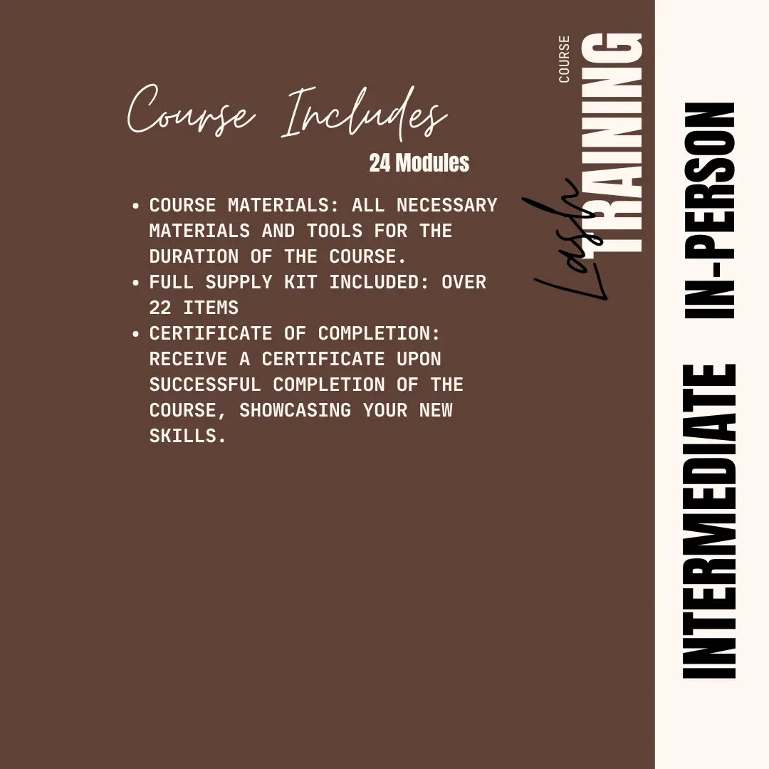 Lash Extension Intermediate Course Puff Puff Beauty