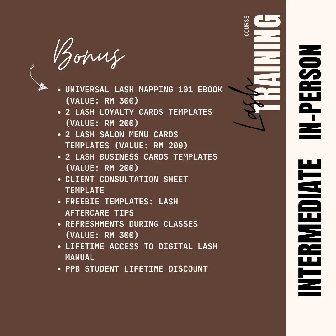 Lash Extension Intermediate Course Puff Puff Beauty