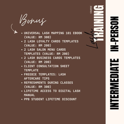 Lash Extension Intermediate Course Puff Puff Beauty