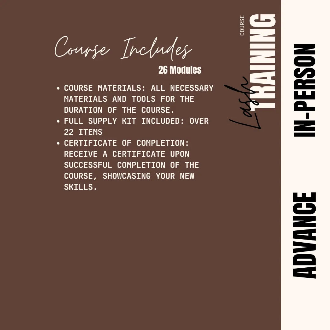 Lash Extension Advance Course Puff Puff Beauty