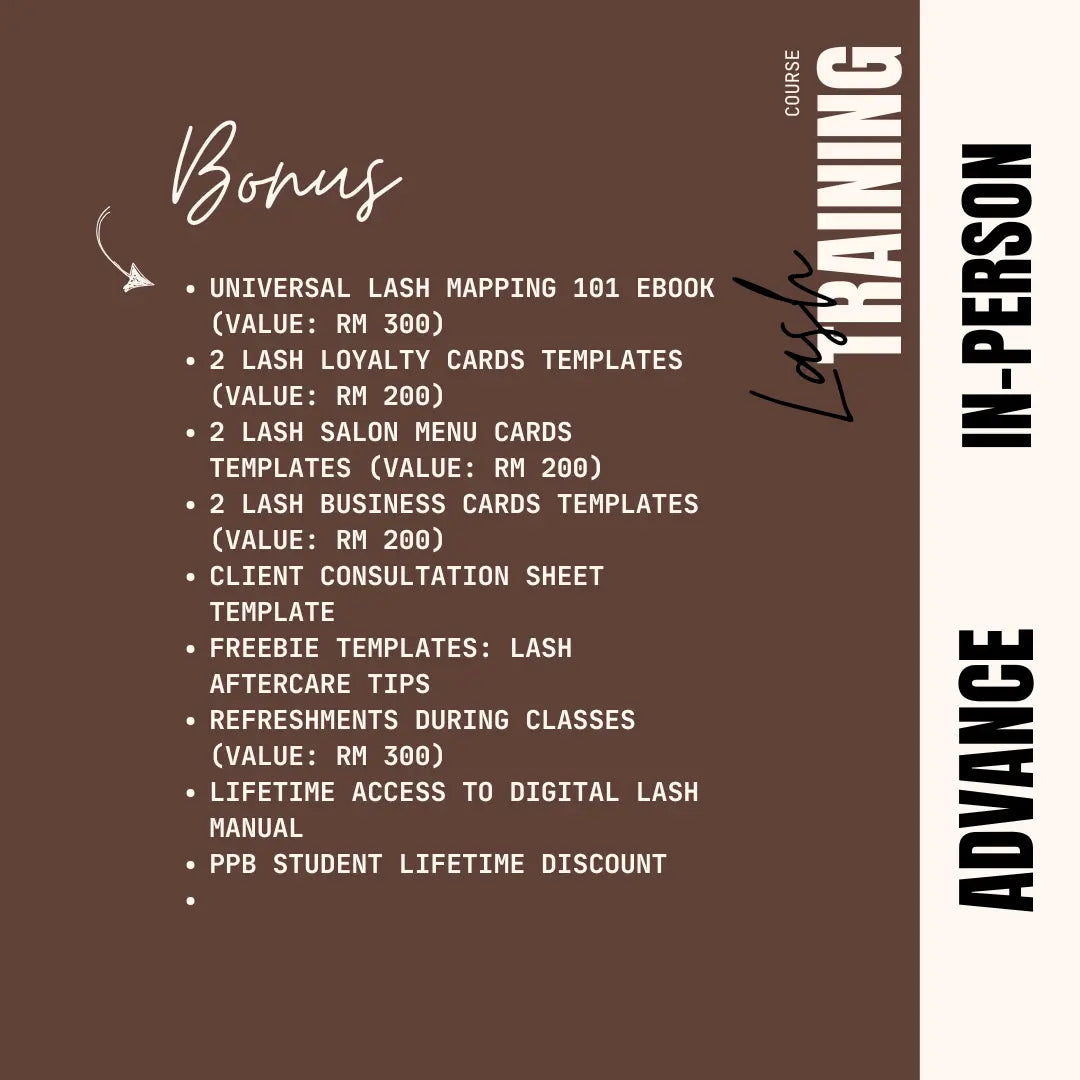 Lash Extension Advance Course Puff Puff Beauty