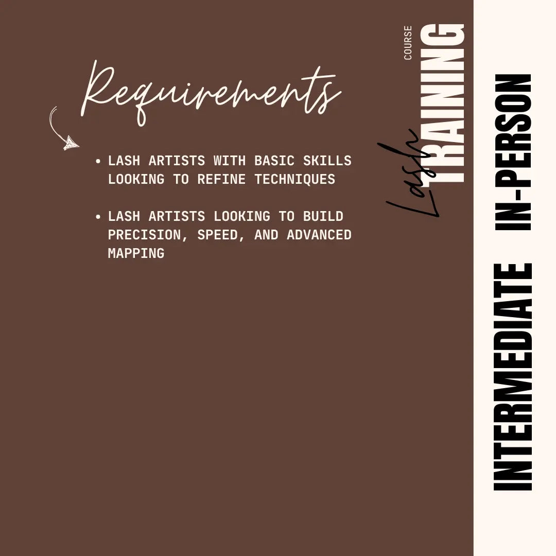 Lash Extension Intermediate Course Puff Puff Beauty