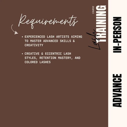 Lash Extension Advance Course Puff Puff Beauty