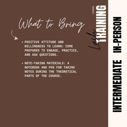 Lash Extension Intermediate Course Puff Puff Beauty