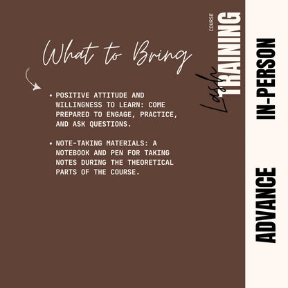 Lash Extension Advance Course Puff Puff Beauty