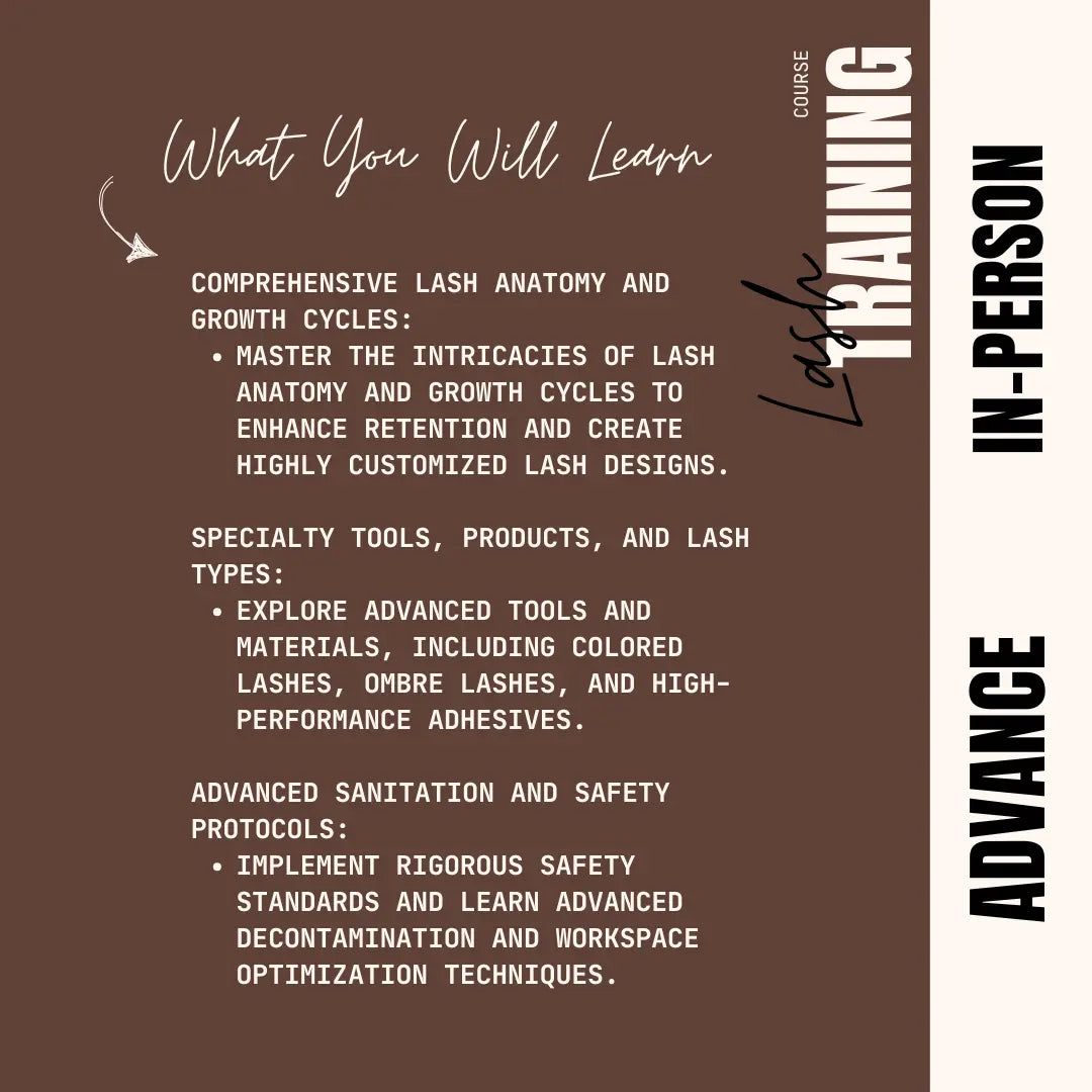 Lash Extension Advance Course Puff Puff Beauty