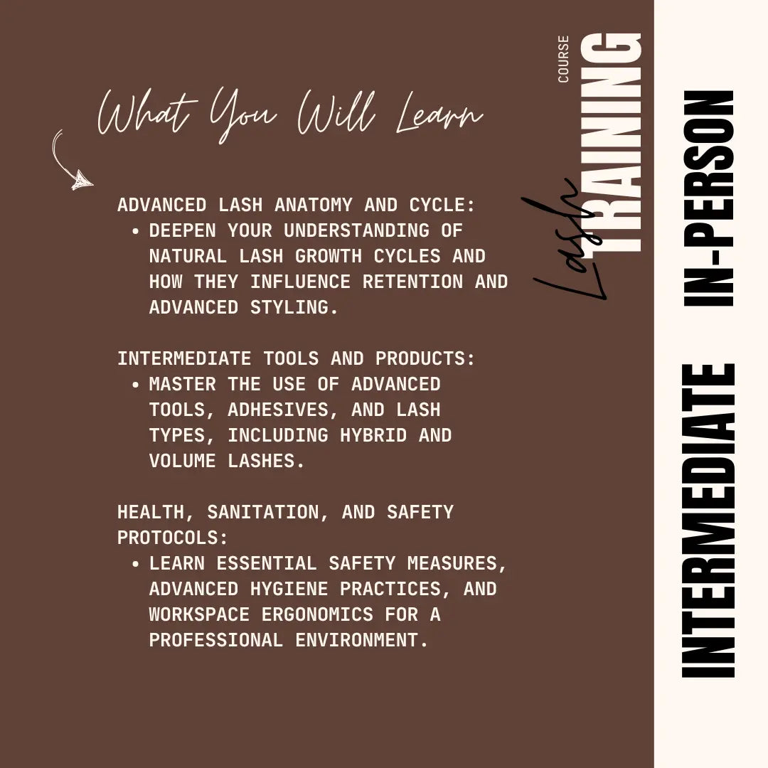 Lash Extension Intermediate Course Puff Puff Beauty