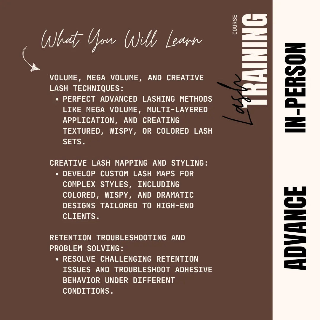 Lash Extension Advance Course Puff Puff Beauty