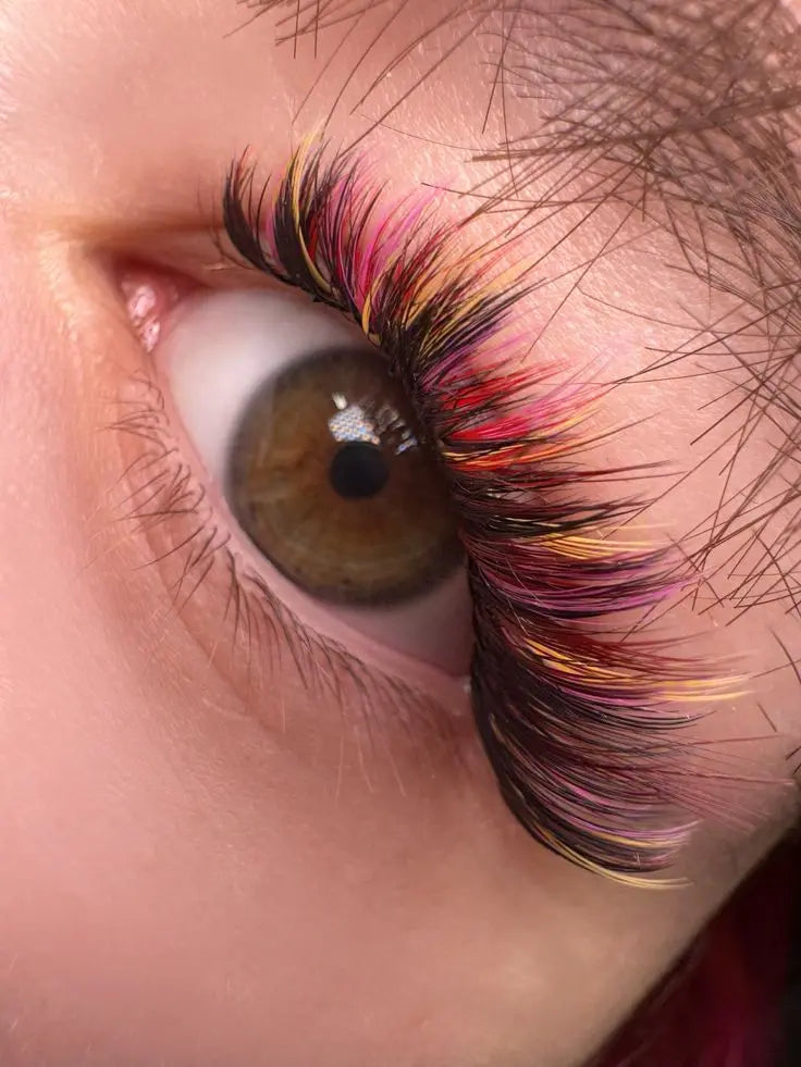 25% Colour Lashes Puff Puff Beauty